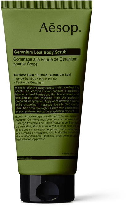 Aesop Body Geranium Leaf Body Scrub 180mL large 1
